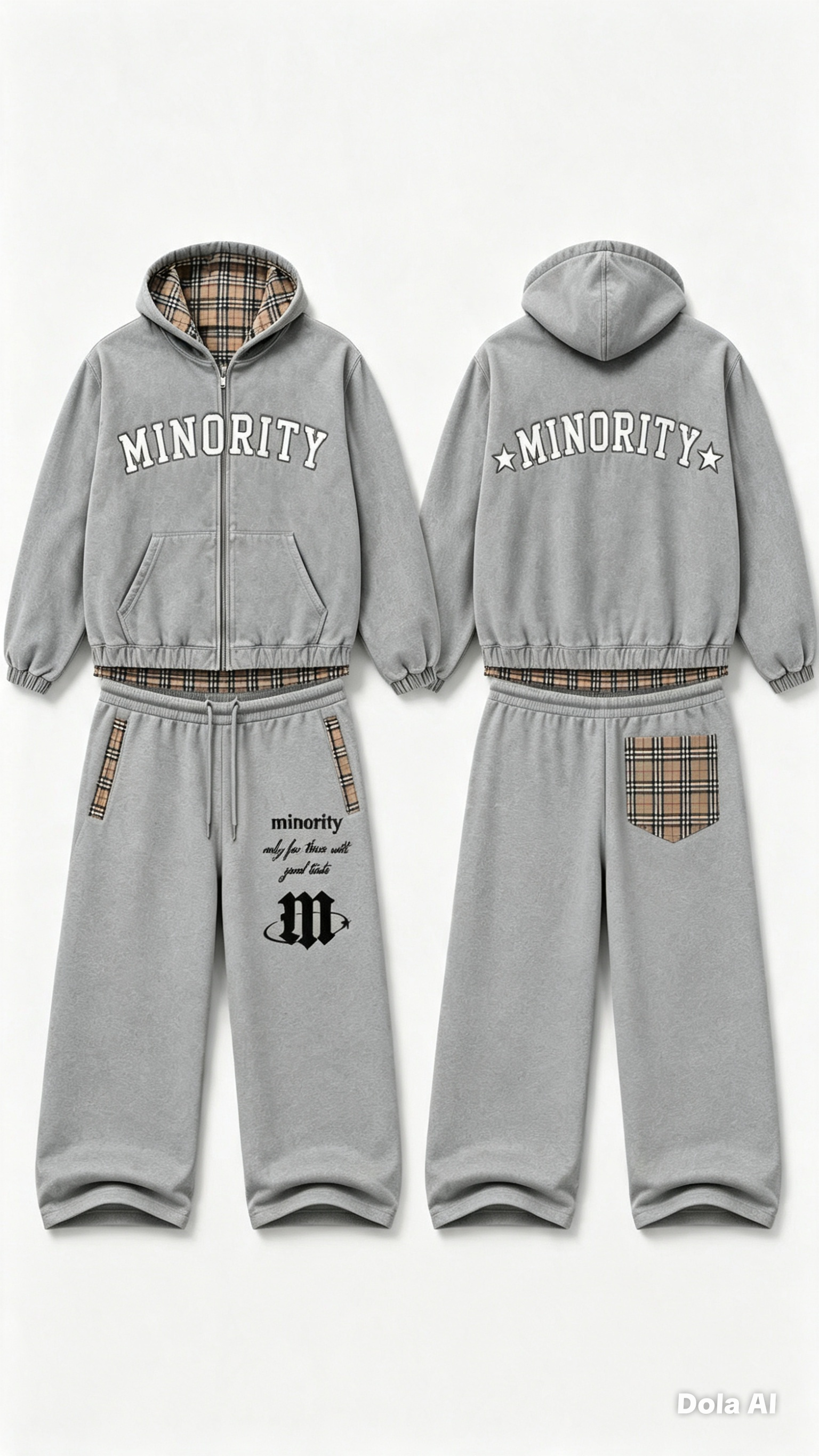 minority tracksuit (cozy grey)